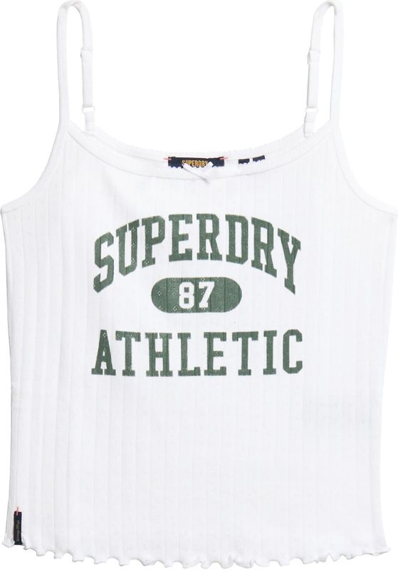 Superdry - Spaghetti Top - Groen - Jersey - Mouwloos