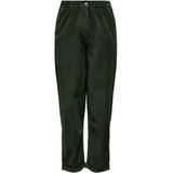ONLY - ONLFLORA - Capri Broek - Donkergroen - Corduroy - 7/8 Lengte