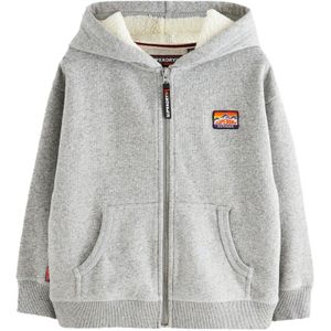 Superdry Sweatvest  lichtgrijs