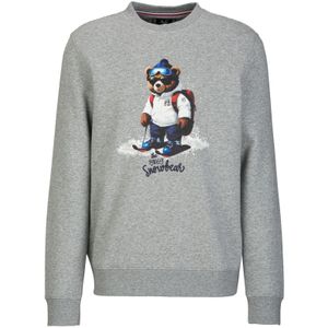 19V69 ITALIA Sweatshirt 'Nico Snowbear'  blauw / lichtblauw / rood / wit