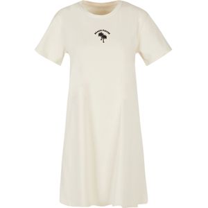 F4NT4STIC Jurk 'Beach Please'  crème / zwart