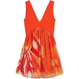 Desigual Jurk  beige gemêleerd / oranje