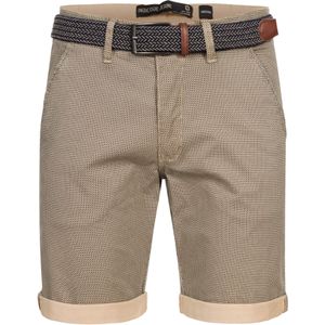 INDICODE JEANS Broek ' Estrada '  bruin / lichtgrijs