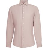 Overhemden - Zand - 100% Linnen - Slim Fit - Kentkraag