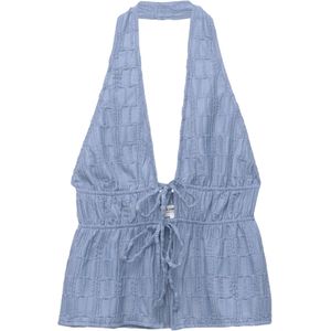 Pull&Bear Top  duifblauw