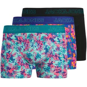 JACK & JONES Boxershorts  blauw / mintgroen / lichtroze / zwart