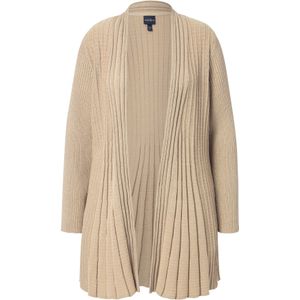 Ulla Popken Gebreid vest  beige