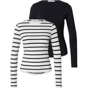 ABOUT YOU Shirt 'Layla'  zwart / wit