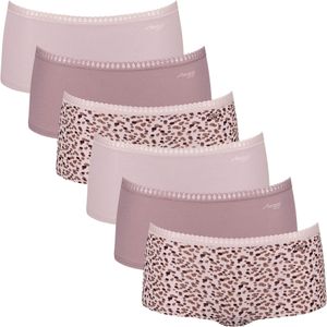 Sloggi - GO Crush Short C6P - Slips - Set van 6 - GOTS-gecertificeerd Biologisch Katoen