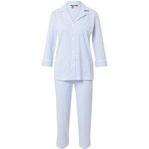 Lauren Ralph Lauren Pyjama  lichtblauw / wit