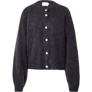 Noella Gebreid vest 'Kae'  donkergrijs