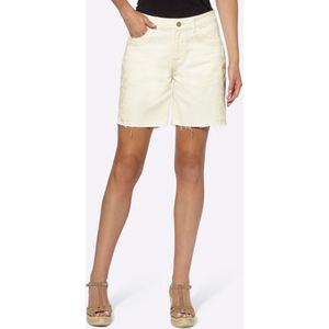 heine - Jeansshort - Ecru - 1-delig