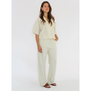 Honnête Atelier Broek 'Tilly'  lichtbeige