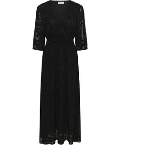 Cream Jurk 'Misandra'  zwart