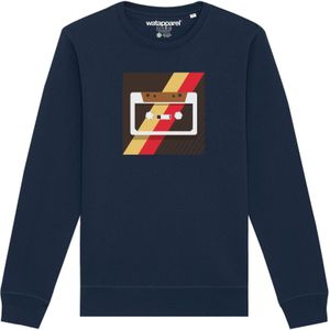 Watapparel Sweatshirt ' Kassette '  navy / gemengde kleuren