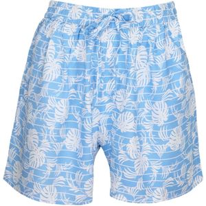 VIVID Broek  lichtblauw / wit