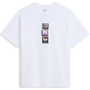 VANS Shirt 'Vee Tv'  groen / lila / zwart / wit