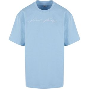 Karl Kani Shirt  lichtblauw / wit