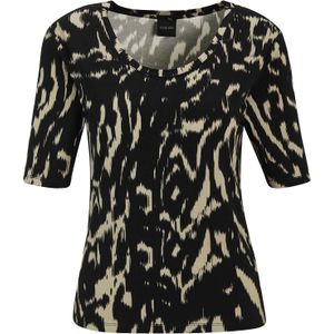 MADELEINE Shirt  beige / zwart