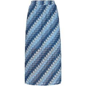 IZIA Rok  blauw / gemengde kleuren