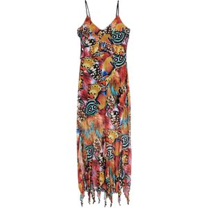 Jurk - Aangesloten Midi - V-hals - Ontworpen door Mr. Christian Lacroix