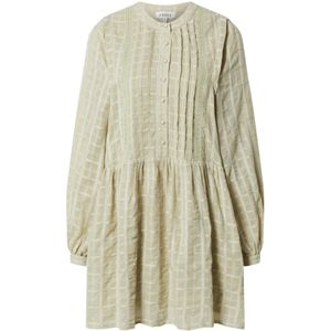 EDITED Jurk 'Tinsley'  groen / offwhite