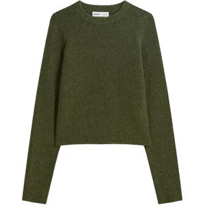 Bershka - Trui - Groen - Gebreide Truien