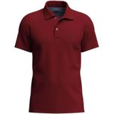 Poloshirt - Garnet Red - Regular Fit - Polokraag - Lange Mouwen