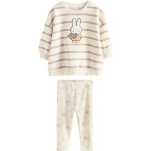 Next Set 'Miffy'  crème / donkerbeige