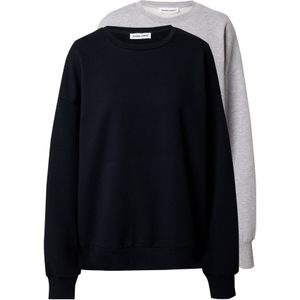 studioselect Sweatshirt 'Lotta'  grijs gemêleerd / zwart