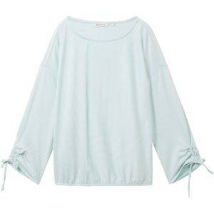 TOM TAILOR DENIM Shirt  mintgroen / wit