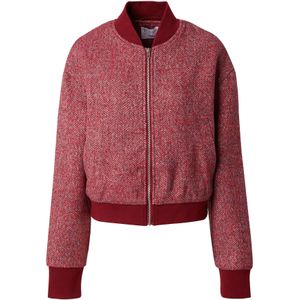 ABOUT YOU x Iconic by Tatiana Kucharova Tussenjas 'Orelia'  donkerrood / rood gemêleerd