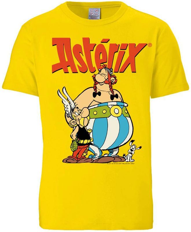 Logoshirt - T-Shirt - Geel - Asterix & Obelix