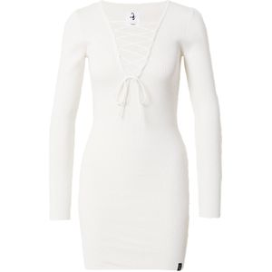 VIERVIER Gebreide jurk 'Hedi'  offwhite