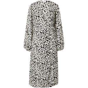 VILA Jurk 'Mathilde'  lichtbeige / zwart