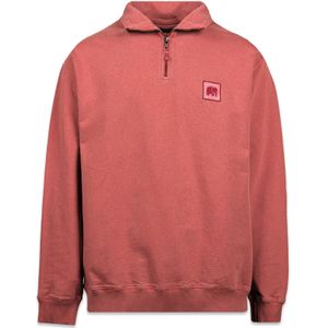 Trendsplant Sweatshirt ' SAUCE LOOPBACK '  rood