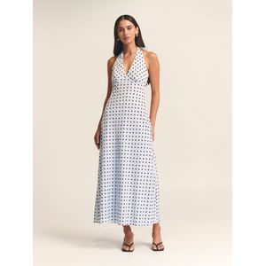 St MRLO Jurk 'Elena'  pastelblauw / zwart