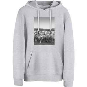 Cotton Prime Sweatshirt 'Schafe Mit Sonnenbrille'  grijs / lichtgrijs / donkergrijs