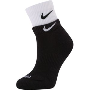 NIKE Sportsokken 'Everyday Plus'  zwart / wit