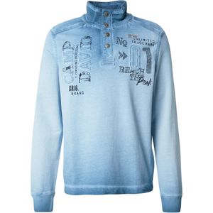CAMP DAVID Sweatshirt  lichtblauw / zwart