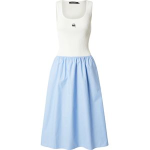 Karl Lagerfeld Jurk  lichtblauw / natuurwit