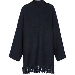IZIA Oversized trui 'Boho'  marine