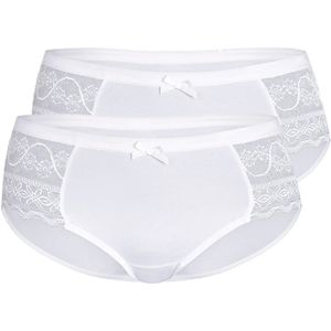 sassa Broekje 'FANCY LACE'  wit