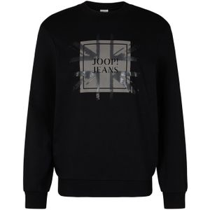 JOOP! Jeans Sweatshirt 'Aldvino'  grijs / zwart