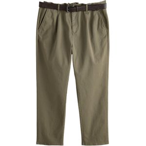 Next Bandplooibroek  chocoladebruin / olijfgroen