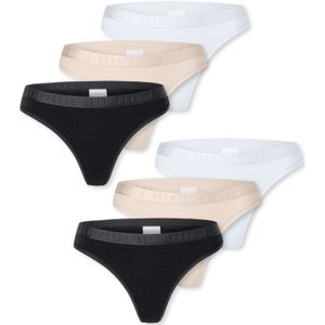 ELLE String  crème / zwart / wit