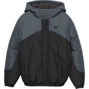 Pull&Bear Tussenjas  donkergrijs / zwart