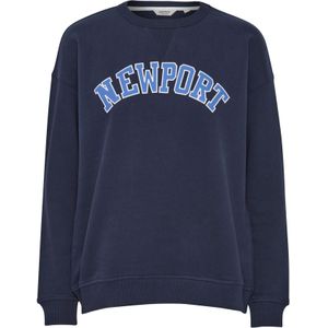 Oxmo Sweatshirt 'Coleen'  blauw / lichtblauw / donkerblauw / wit