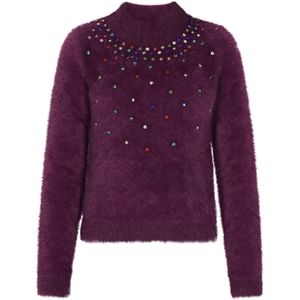 faina Trui  blauw / groen / cyclaam / knalrood