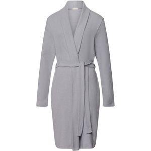 Hanro Badjas kort ' Easy Wear '  grijs